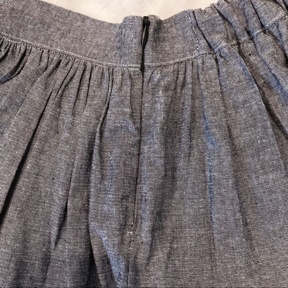 American Apparel Gathered Grey Skirt - Picture 3 of 5